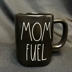 Rae Dunn MOM FUEL Black Coffee Tea Mug Cup